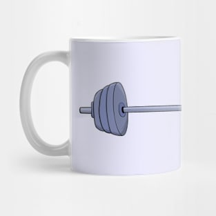 Bench press bar Mug